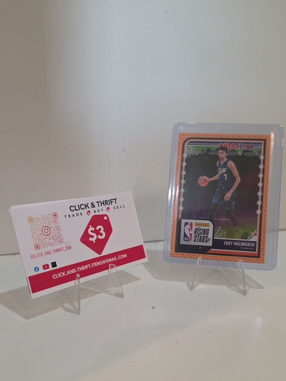 2023-2024 Panini Haunted Hoops Chet Holmgren # 293 NBA Hoops Rising Stars